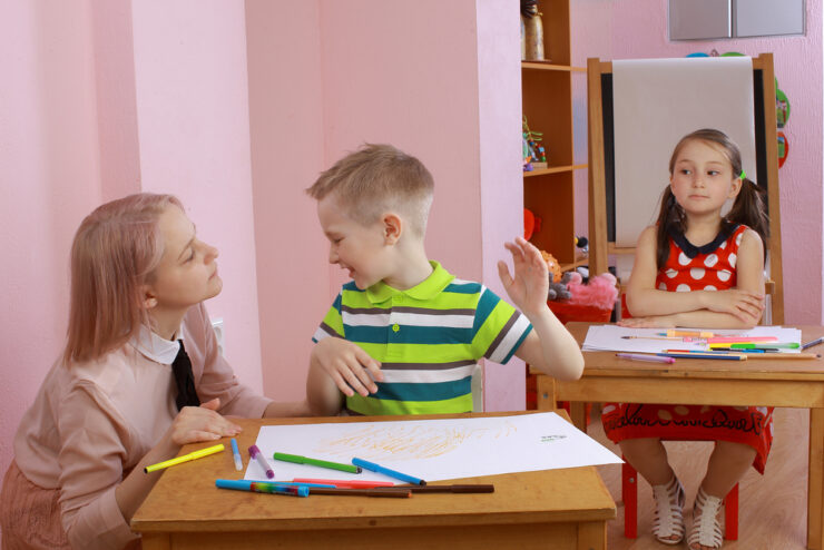 The,Teacher,In,The,Class,With,A,Hyperactive,Child.,Hyperactive