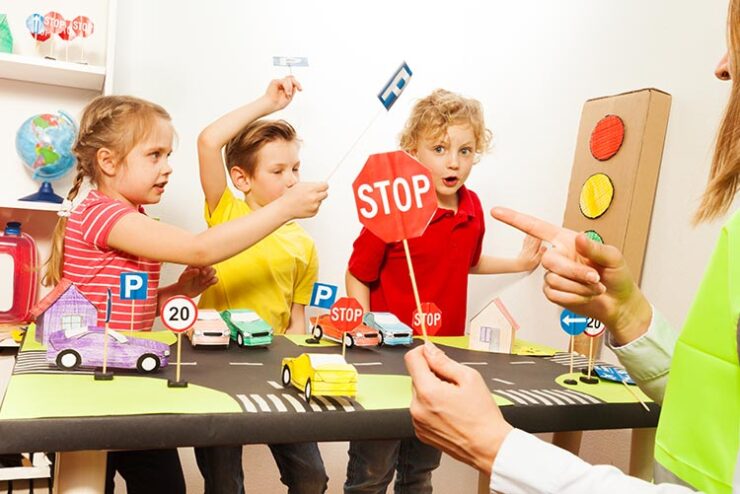 Educating Kids on Road Safety and Signage Reading