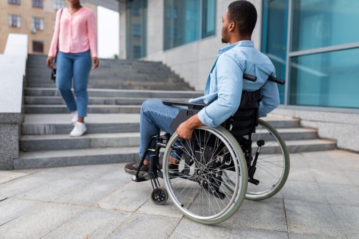 person in wheelchair